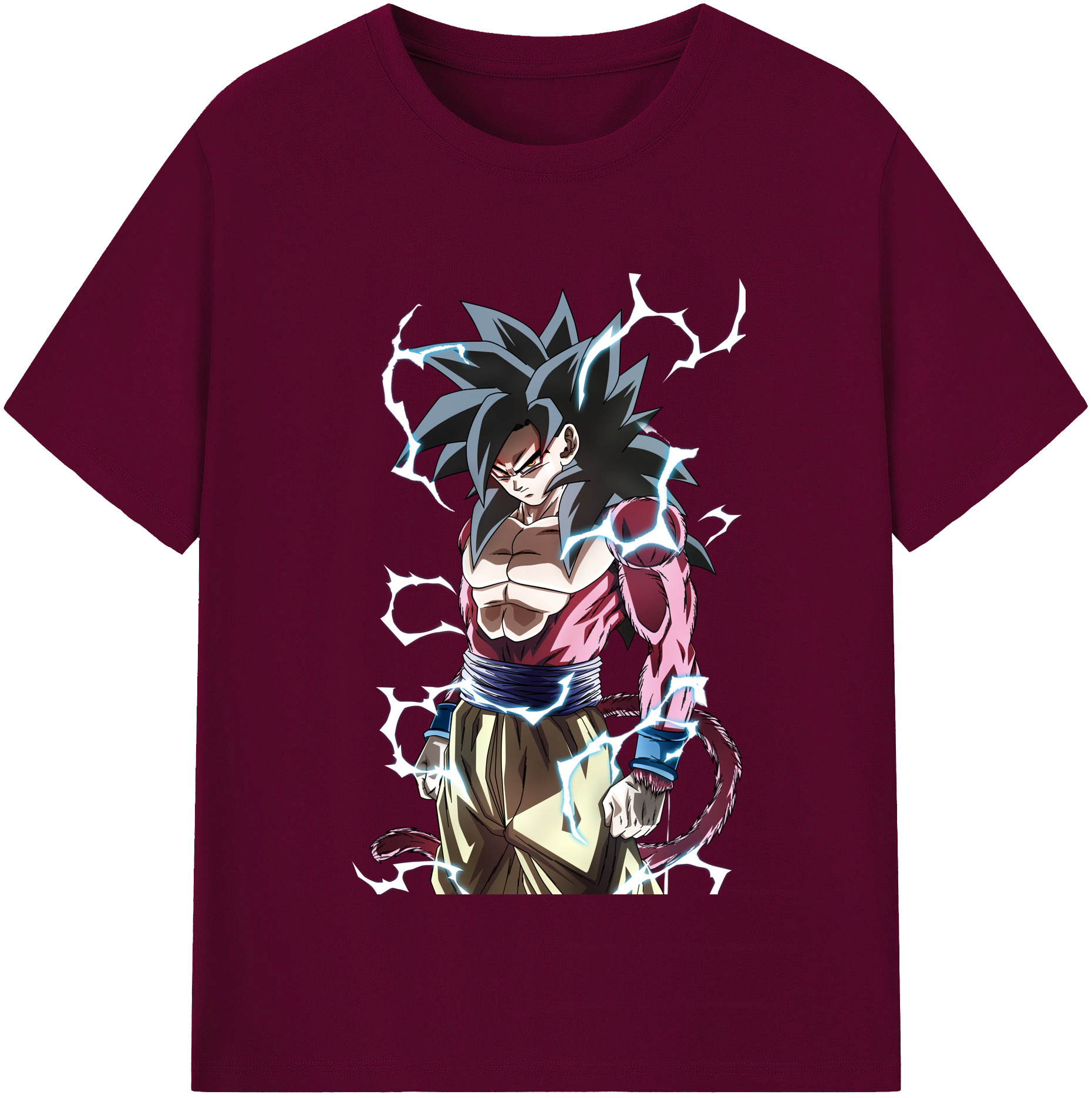 （画像用） ドラゴンボール 孫悟空（そん ごくう）Son Goku カカロット DRAGON BALL Kakarotto レディースカジュアルプリントTシャツ（綿100％）